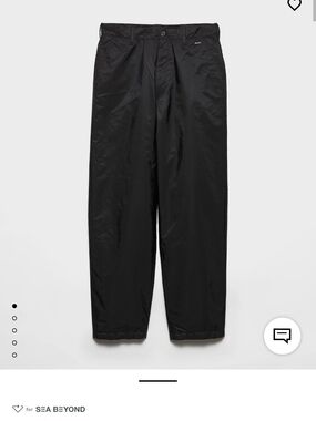 Prada Black Cargo-Style Nylon Trousers